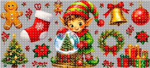 16oz Christmas-S  2424
